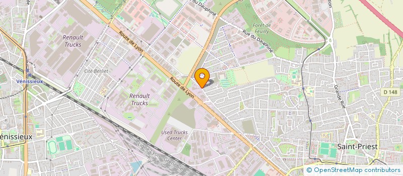 localisation de l'entreprise MADAME LINDA PEEVA  SAINT-PRIEST