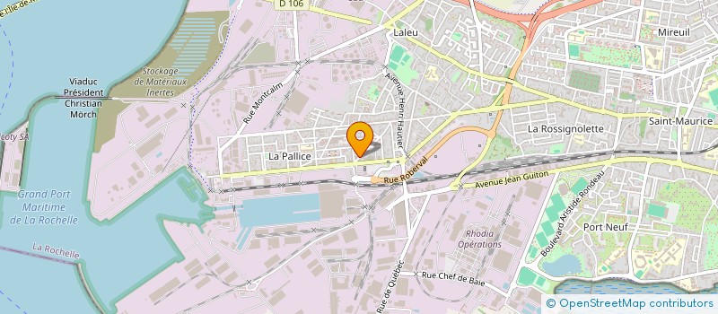 localisation de l'entreprise MADAME LINDA PERAL  LA ROCHELLE