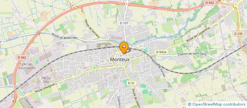 localisation de l'entreprise MADAME LINDA PEREZ  MONTEUX