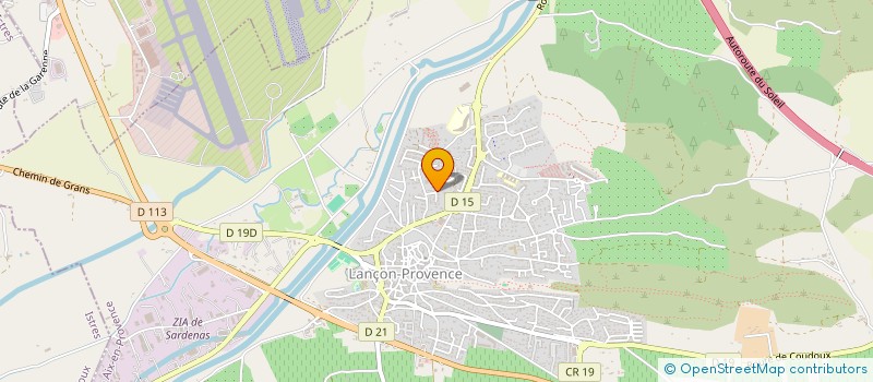 localisation de l'entreprise MADAME LINDA PIAZZA  LANCON-PROVENCE