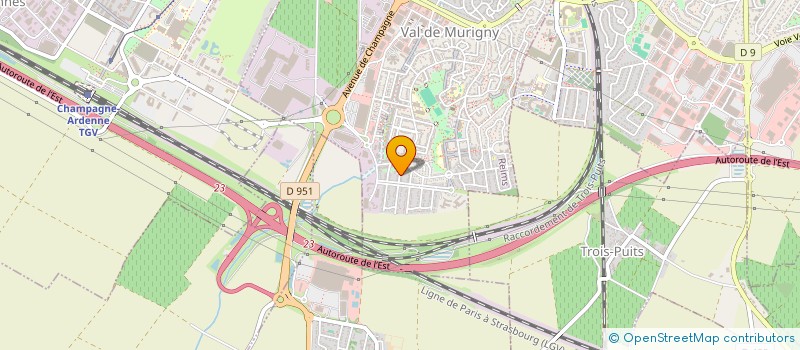 localisation de l'entreprise MADAME LINDA PIERROT  REIMS