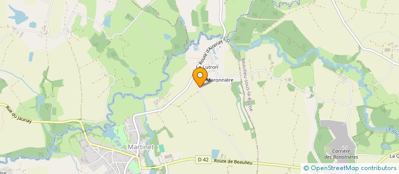 localisation de l'entreprise MADAME LINDA PLANTIN  MARTINET