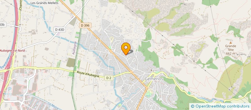 localisation de l'entreprise MADAME LINDA PONS  GEMENOS