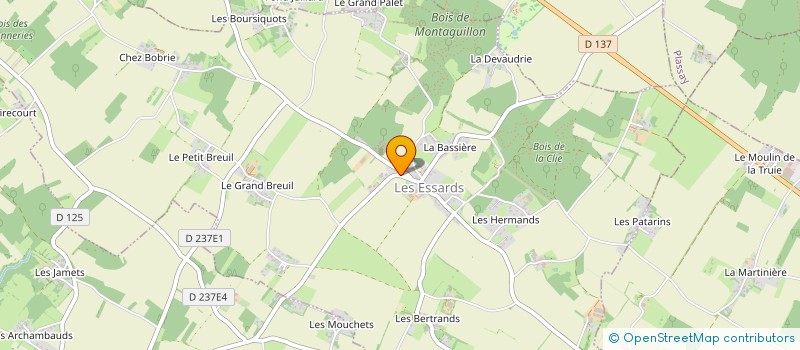 localisation de l'entreprise MADAME LINDA PUGH à LES ESSARDS