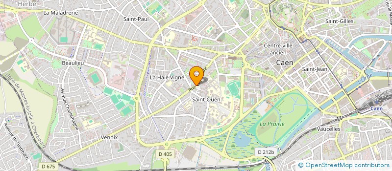 localisation de l'entreprise MADAME LINDA QUETIN à CAEN