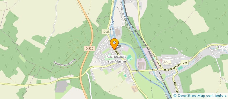 localisation de l'entreprise MADAME LINDA QUINET à RACHECOURT-SUR-MARNE