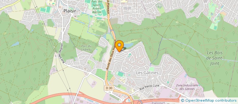 localisation de l'entreprise MADAME LINDA REMY à PLAISIR