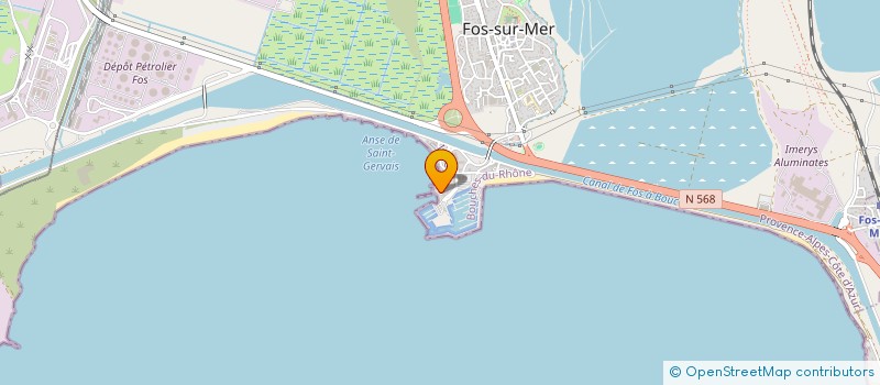 localisation de l'entreprise MADAME LINDA RICART  FOS-SUR-MER