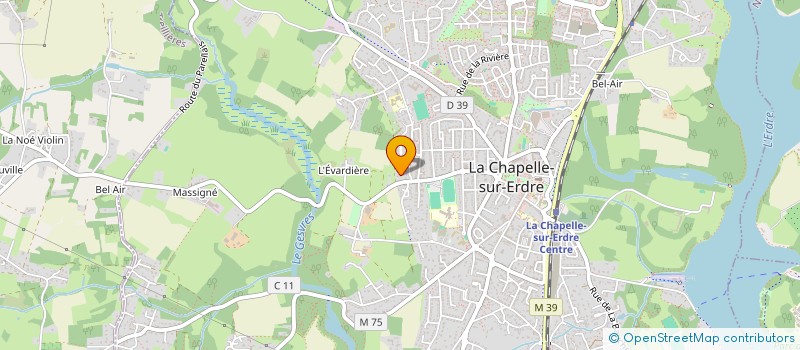 localisation de l'entreprise MADAME LINDA RIGAULT à LA CHAPELLE-SUR-ERDRE