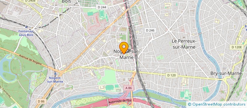 localisation de l'entreprise MADAME LINDA ROMERO ALARCON  LE PERREUX-SUR-MARNE