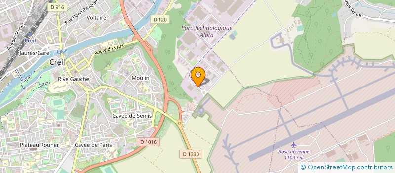 localisation de l'entreprise MADAME LINDA ROUAISSIA  CREIL