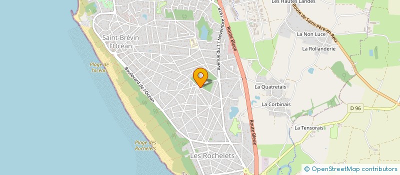 localisation de l'entreprise MADAME LINDA ROULEAU à SAINT-BREVIN-LES-PINS