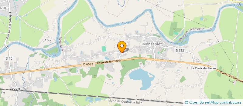 localisation de l'entreprise MADAME LINDA ROWE  MENESPLET