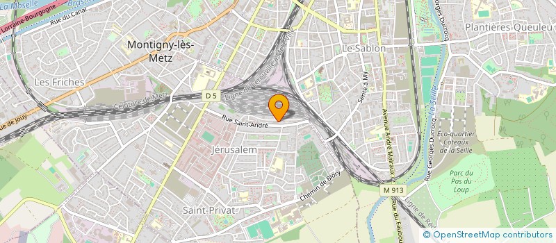 localisation de l'entreprise MADAME LINDA SALEM à MONTIGNY-LES-METZ