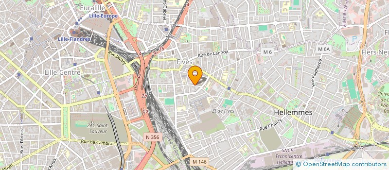 localisation de l'entreprise MADAME LINDA SALERNO à LILLE