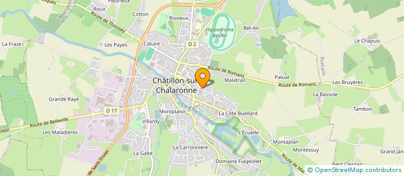 localisation de l'entreprise MADAME LINDA SALIH à CHATILLON-SUR-CHALARONNE
