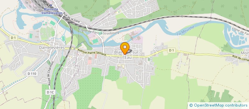 localisation de l'entreprise MADAME LINDA SAVARIT à BLAINVILLE-SUR-L'EAU