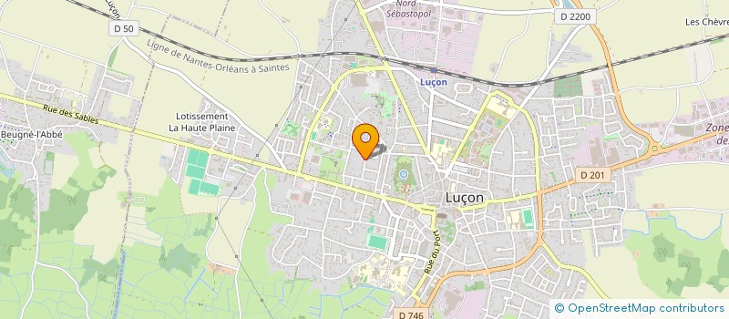 localisation de l'entreprise MADAME LINDA SAVINEAU  LUCON