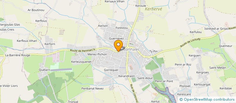 localisation de l'entreprise MADAME LINDA SCOUBART  PLOBANNALEC-LESCONIL