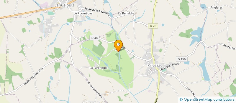 localisation de l'entreprise MADAME LINDA SCRAGG  PRIVEZAC