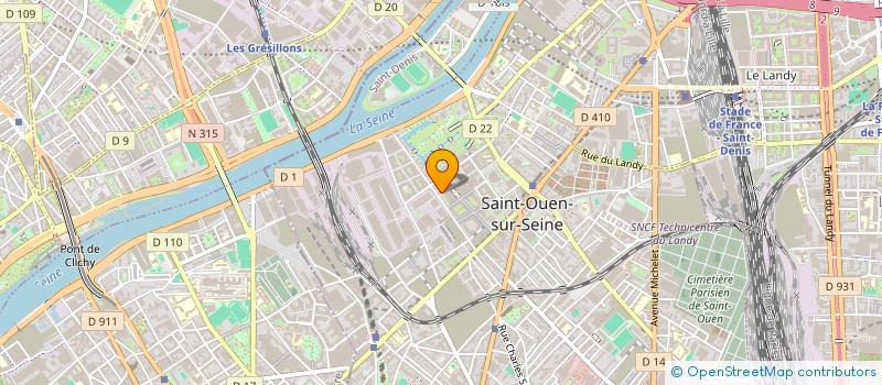 localisation de l'entreprise MADAME LINDA SEBILLE à SAINT-OUEN-SUR-SEINE