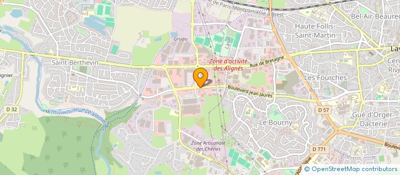 localisation de l'entreprise MADAME LINDA SEGERS  SAINT-BERTHEVIN