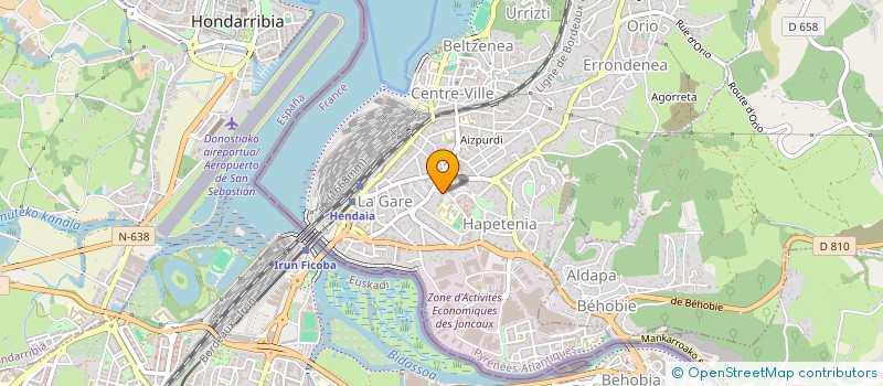 localisation de l'entreprise MADAME LINDA SELIN  HENDAYE