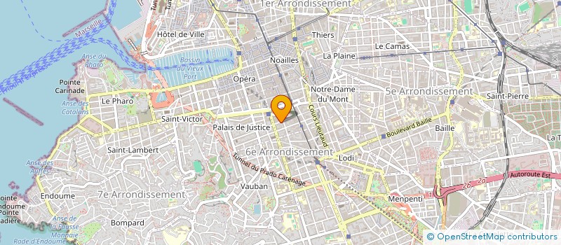 localisation de l'entreprise MADAME LINDA SENNAOUI  MARSEILLE