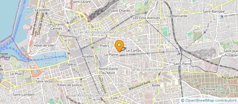 localisation de l'entreprise MADAME LINDA SENOUSSAOUI à MARSEILLE