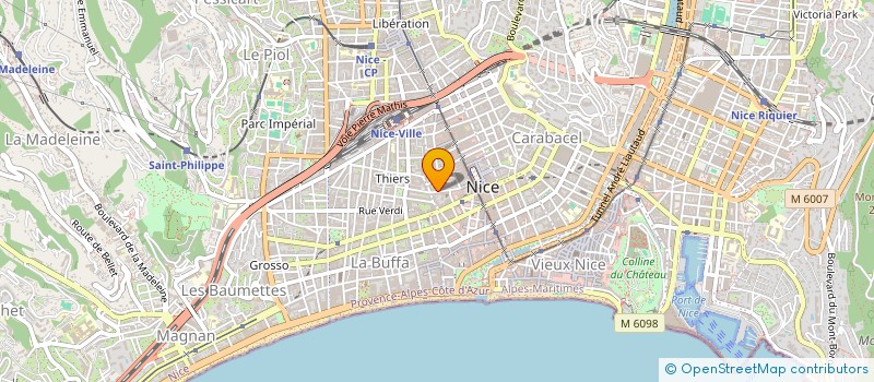 localisation de l'entreprise MADAME LINDA SERBIS  NICE