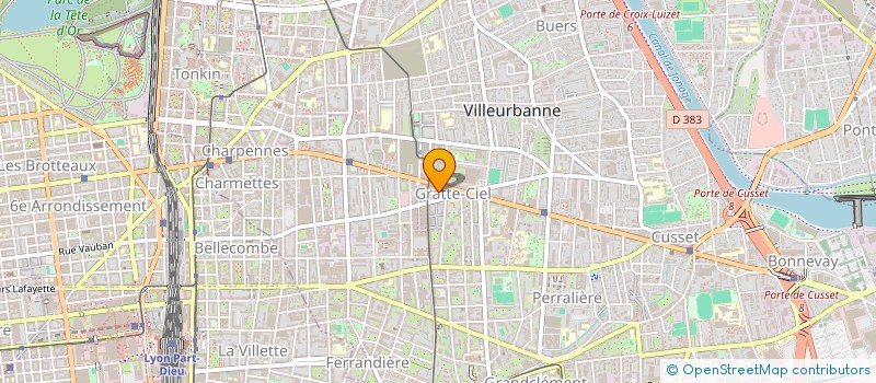 localisation de l'entreprise MADAME LINDA TSARAKHOVA  VILLEURBANNE