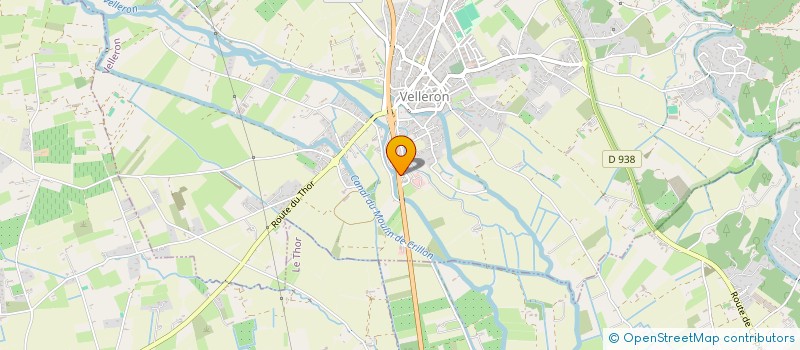localisation de l'entreprise MADAME LINDA VAN HOEY  VELLERON