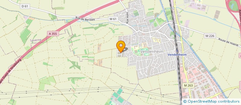 localisation de l'entreprise MADAME LINDA ZAGHEDANE  VENDENHEIM