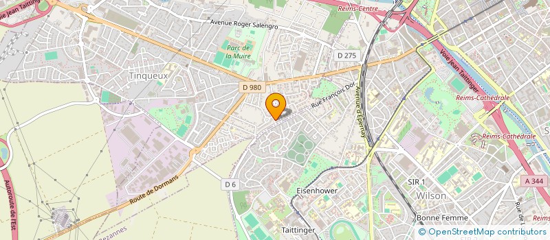 localisation de l'entreprise MADAME LINDSAY BAILLY  TINQUEUX