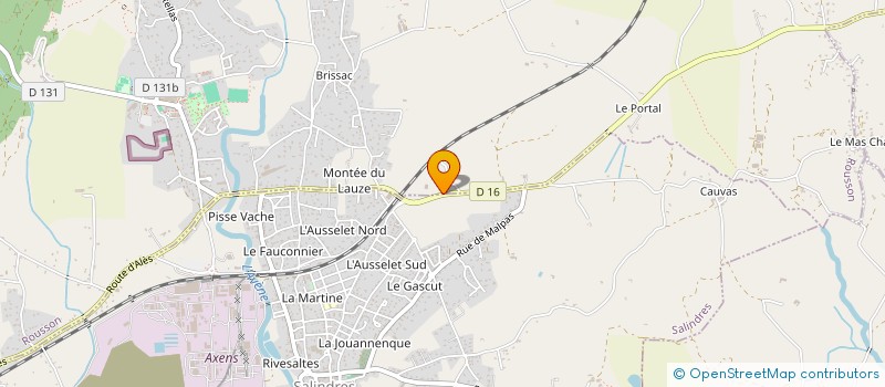 localisation de l'entreprise MADAME LINDSAY BECKER  ALLEGRE