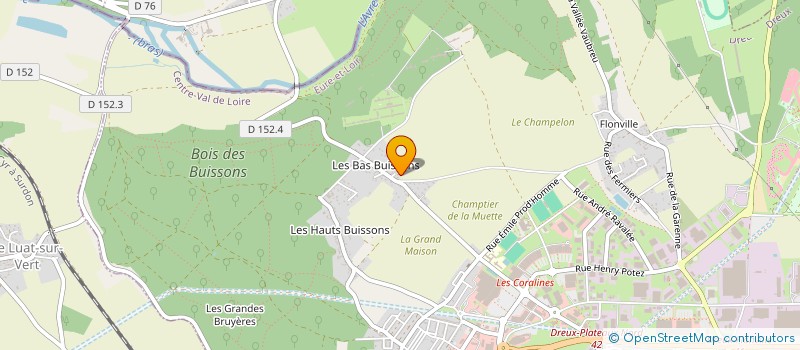 localisation de l'entreprise MADAME LINDSAY CHERIET à DREUX