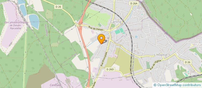 localisation de l'entreprise MADAME LINDSAY DELAHAYE  CARLING