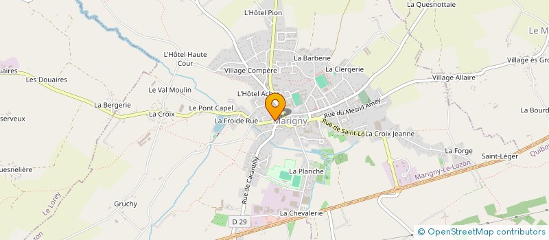 localisation de l'entreprise MADAME LINDSAY DELILLE  SAINTE-MERE-EGLISE