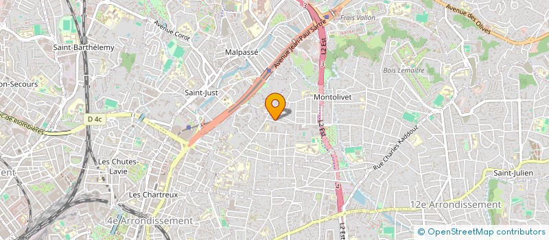 localisation de l'entreprise MADAME LINDSAY DUBOIS  MARSEILLE