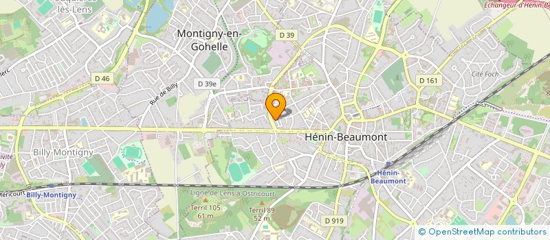 localisation de l'entreprise MADAME LINDSAY DUPONCHEL  HENIN-BEAUMONT