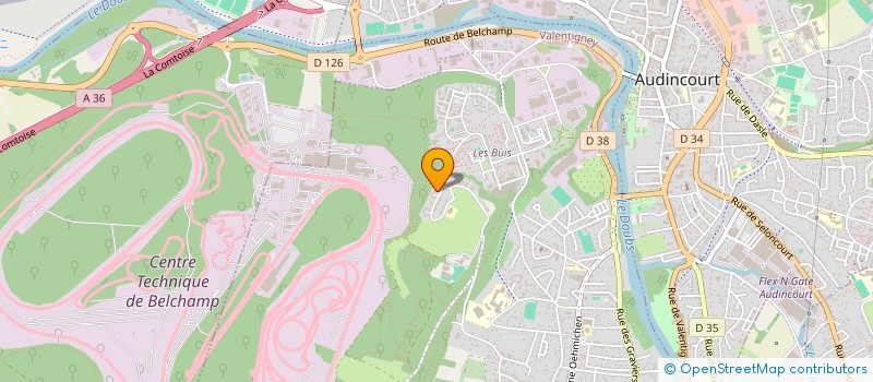 localisation de l'entreprise MADAME LINDSAY FORTUNA  VALENTIGNEY