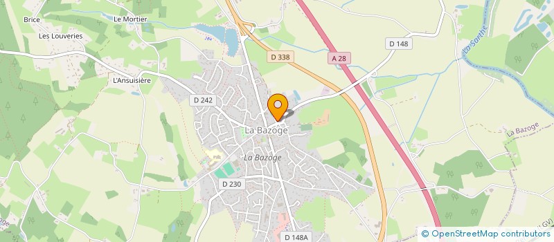 localisation de l'entreprise MADAME LINDSAY FROGER  LA BAZOGE