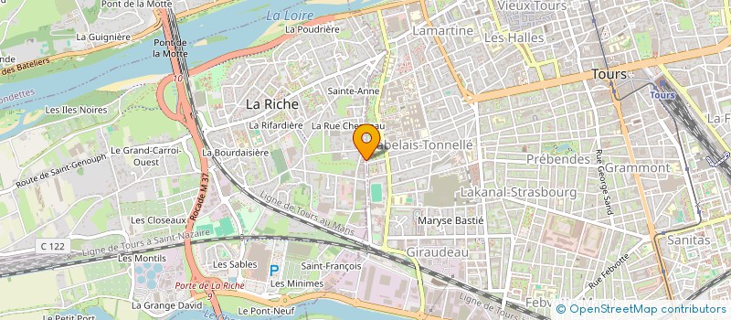 localisation de l'entreprise MADAME LINDSAY GEORGES  LA RICHE