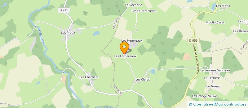 localisation de l'entreprise MADAME LINDSAY GOULET  FONTAINES