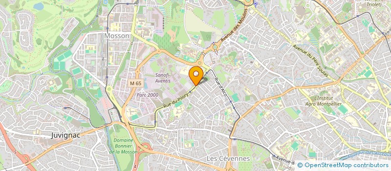 localisation de l'entreprise MADAME LINDSAY GOVINDIN à MONTPELLIER