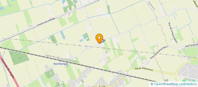 localisation de l'entreprise MADAME LINDSAY HIRAUT  NORTKERQUE