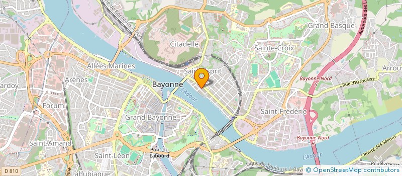 localisation de l'entreprise MADAME LINDSAY LALLEMAND à BAYONNE