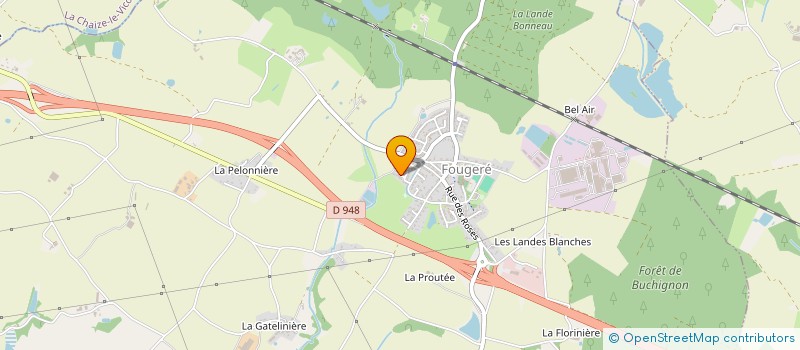 localisation de l'entreprise MADAME LINDSAY LECOQ  FOUGERE