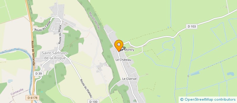 localisation de l'entreprise MADAME LINDSAY LEDOUE  MARAIS-VERNIER