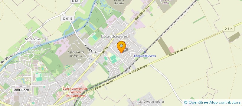 localisation de l'entreprise MADAME LINDSAY LIETIN  ESCAUDUVRES